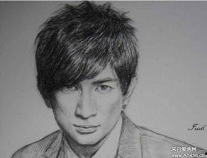 素描明星图片,明星素描的艺术演绎